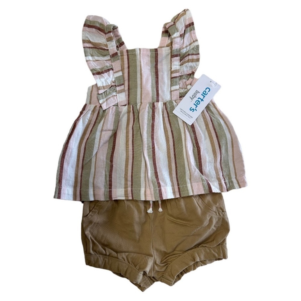 Carter’s Baby Girl Boho Matching Outfit New with Tags